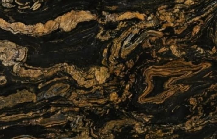 black gold granite