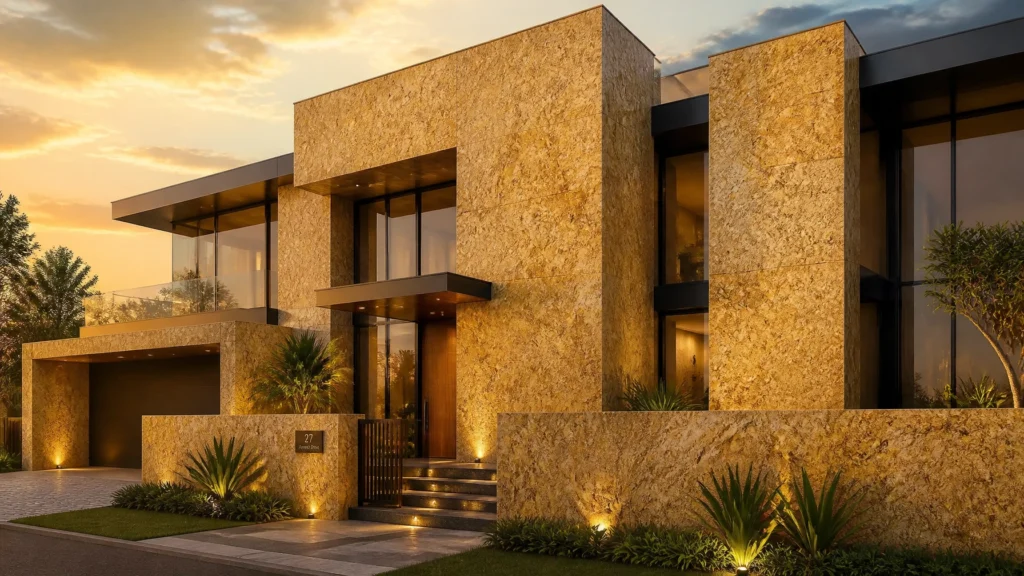 A Touch of Gold: Why Alaska Gold Granite is Trending for Luxury Residential Facades 5 A Touch of Gold: Why Alaska Gold Granite is Trending for Luxury Residential Facades - 2